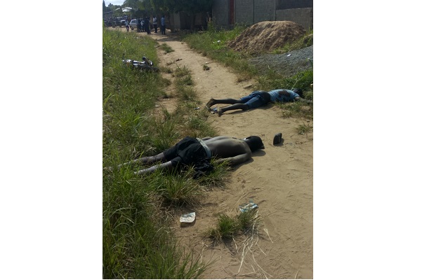 Quatre malfrats abattus par la police à Sagbado                                                                             7 novembre 2018