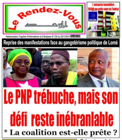 Togo, Reprise des Manifestations face au Gangstérisme Politique de Lomé : Le PNP Trébuche, mais son Défit Reste Inébranlable. La Coalition Est-Elle Prête ?