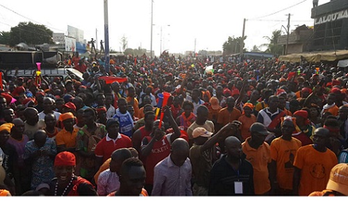 Plus de 500 000 personnes dans les rues de Lomé