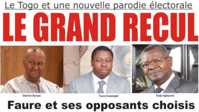 Togo : Le Grand Recul…