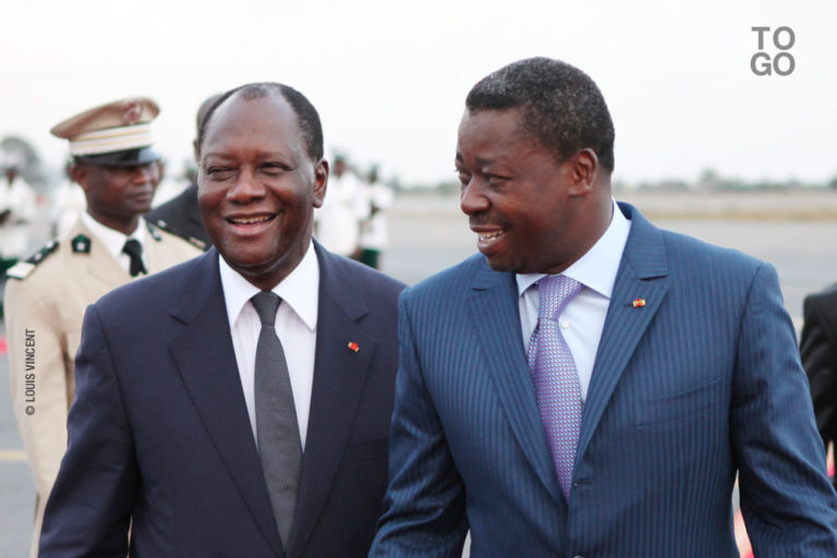 Le président ivoirien a reçu Faure Gnassingbé