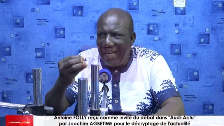 A. FOLLY parle de la coalition et de la rencontre avec le chef de l’Etat au micro d’AGBETIME