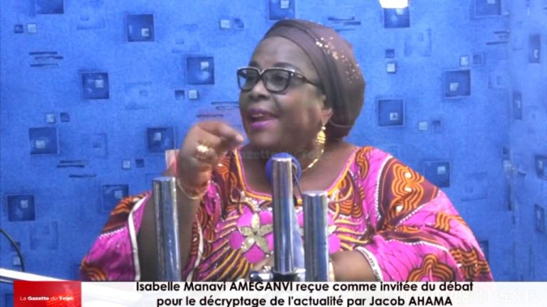 Isabelle Manavi AMEGANVI reçue comme invitée du débat par Jacob AHAMA pour le décryptage