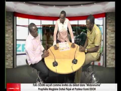 Magloire Pépé et Komi EDOH reçus comme invités du débat dans « Midzronume » par Fofo SINOU