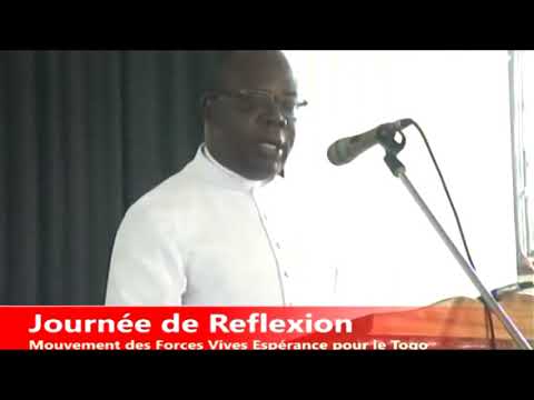 Le RP SEGBEDJI Message de la conférence des Evêques du Togo aux participants du Forum citoyen