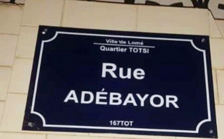 Une rue porte le nom d’Adébayor à Lomé