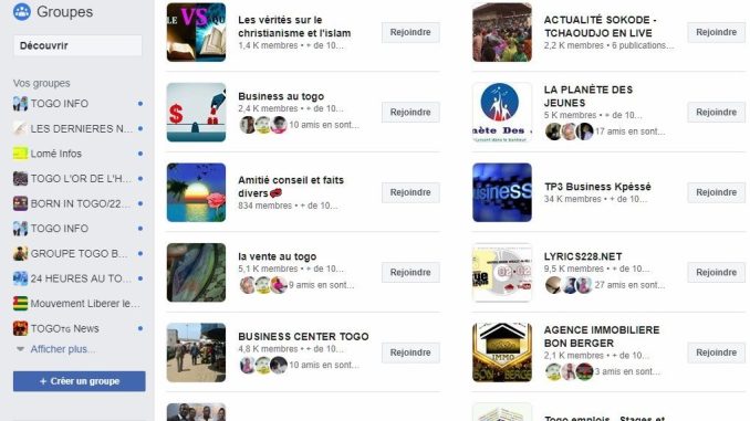 Manipulations au Togo: Facebook supprime des comptes israéliens suspects