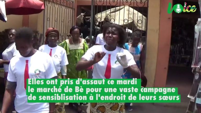 Les militantes du  parti des Togolais en croissade contre les sachets plastiques