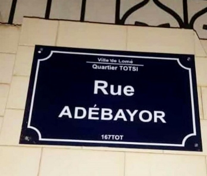 Une rue porte désormais le nom d’Adébayor