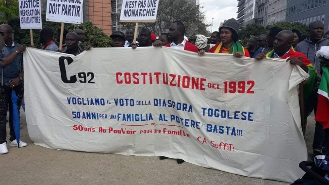 Togo: la diaspora toujours privée du droit de vote