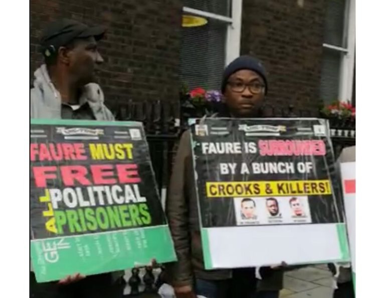 Des messages hostiles à Faure Gnassingbé à Londres