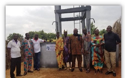 Bas-Mono : Un point d’eau de l’ONG PRODIDA pour le village de Kewome