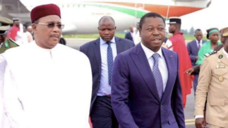 Le Président nigérien Mahamadou Issoufou en visite d’amitié et de travail au Togo