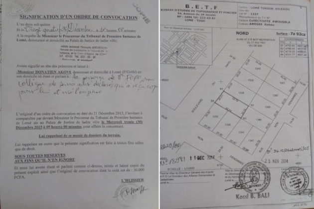 Togo, Affaire Victor Vinyo Amegee : Où sont passés les documents de l’immeuble remis au cabinet du Procureur de la République Poyodi ?