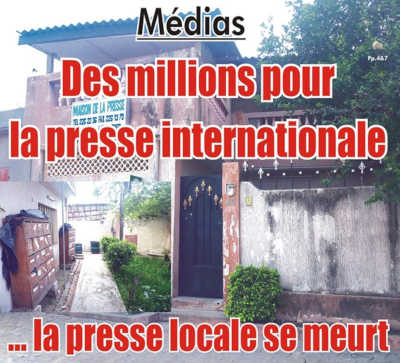 Togo / Médias : Des millions de FCFA pour la presse internationale alors que la presse Locale se meurt…