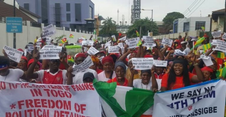La diaspora togolaise au Nigeria debout contre un 4ème mandat de Faure Gnassingbé
