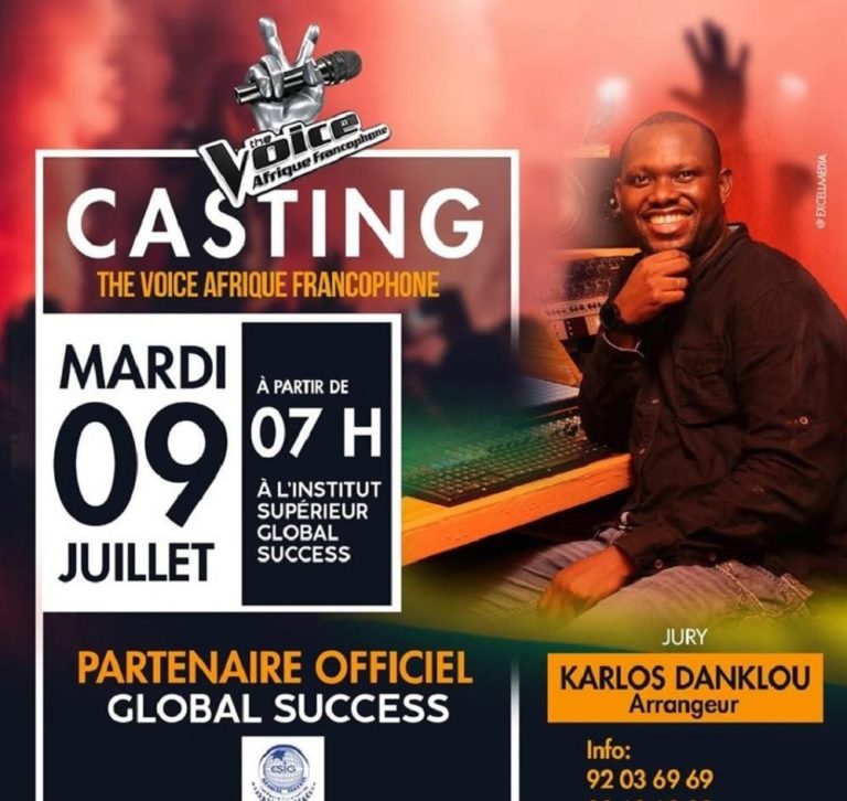Showbiz/ Carlos Danklou est Jury du casting « The Voice Afrique Francophone » au Togo!
