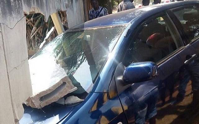 Accident de circulation à Lomé, des dégâts matériels importants