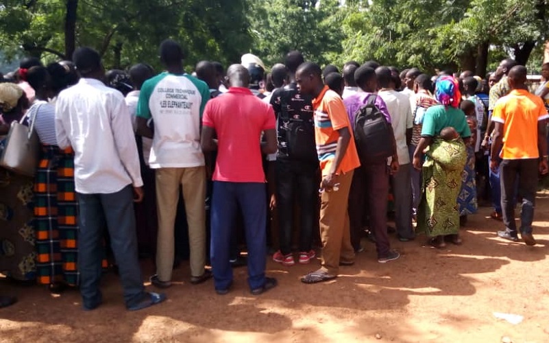 Dapaong : sit-in des enseignants volontaires