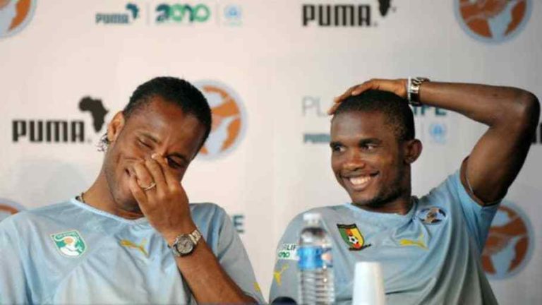Football : l’hommage de Didier Drogba à Samuel Eto’o pour sa retraite