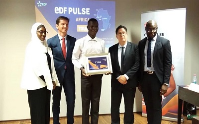 Boutamekpo Adakpo gagne le  concours EDF Pulse Africa Tour sur le plan national