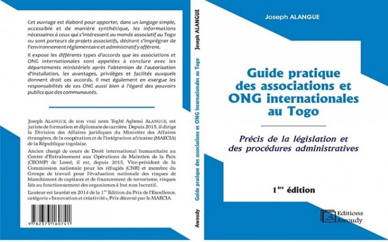 Interview de M. Joseph ALANGUE au sujet du « Guide pratique des associations et ONG internationales au Togo »