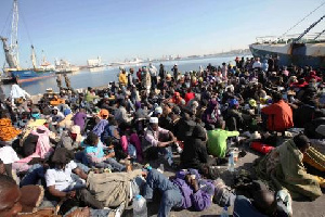 La marine nationale intercepte 230 migrants Ouest-africains