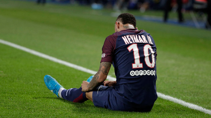 PSG : un mois d’absence pour Neymar