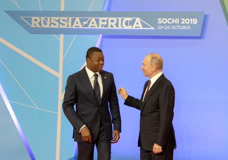 Sommet Russie-Afrique : Faure Gnassingbé reçu par son homologue russe