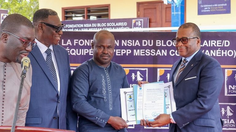 Togo : La fondation Nsia vient en appui à l’Epp Messan-Condji d’Aného