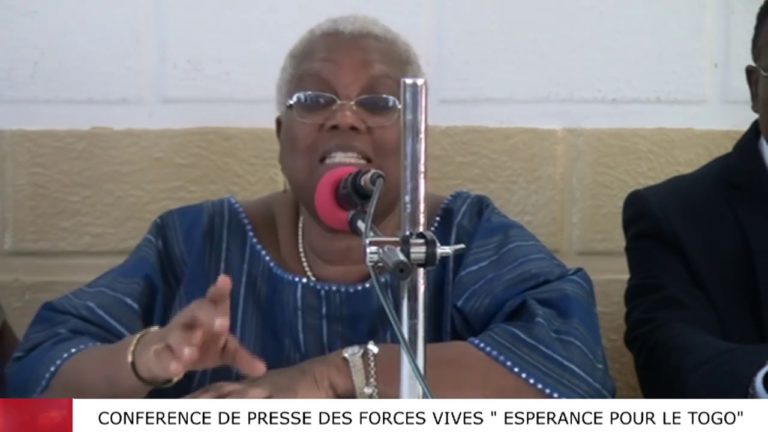 CONFERENCE DE PRESSE DES FORCES VIVES  ESPERANCE POUR LE TOGO