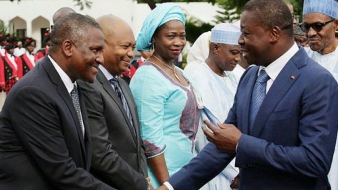 Entre les hommes d’affaires togolais et Dangoté, Faure Gnassingbé a fait son choix