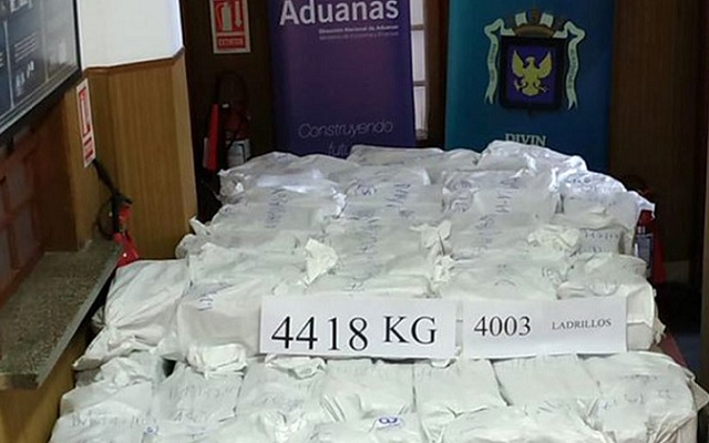 Plusieurs tonnes de cocaïne destinées au port de Lomé, saisies par l’Uruguay