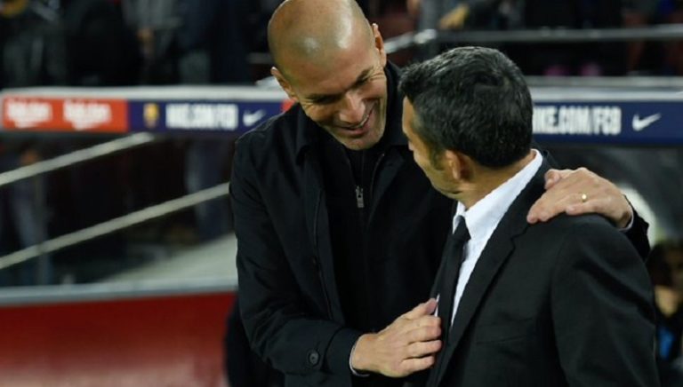 Malgré le nul du Clasico, Zidane a dominé Valverde