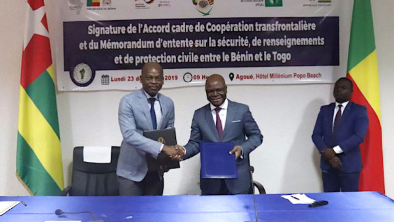 Togo / Bénin : Nouvel accord cadre de coopération transfrontalière