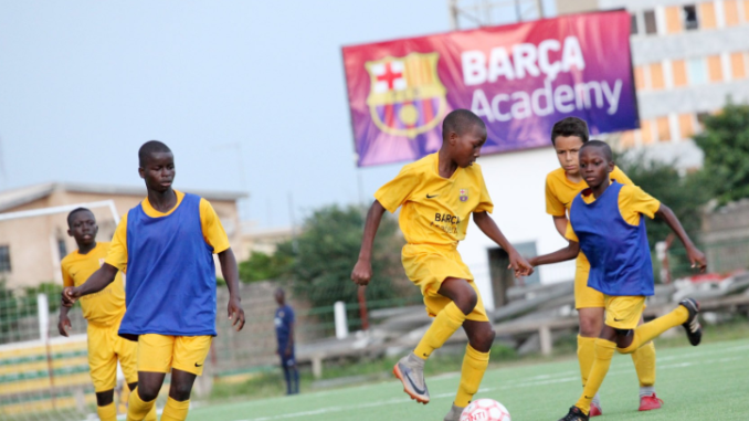 Football: le Fc Barcelone a flashé sur le Togo
