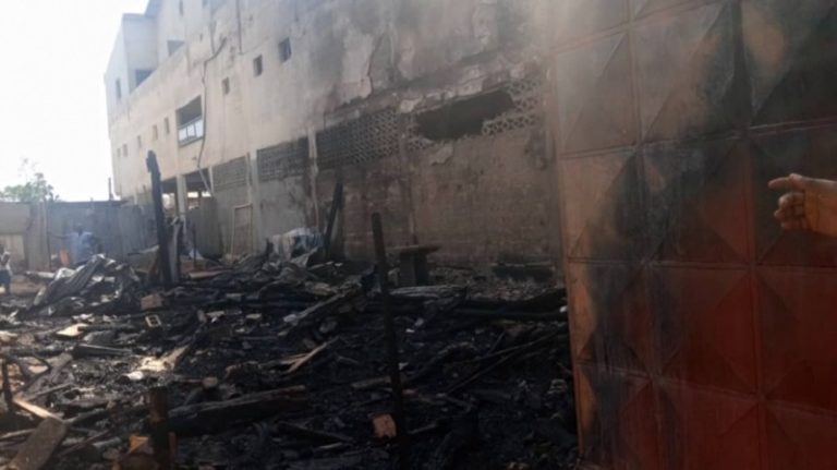 Togo : un incendie cause de gros dégâts à Doévikopé à Baguida