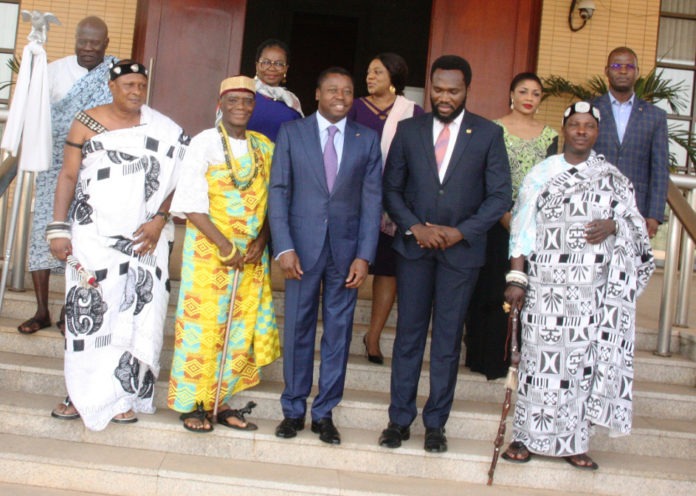 Le Chef de l’Etat s’est entretenu avec une délégation de chefs traditionnels du Ghana