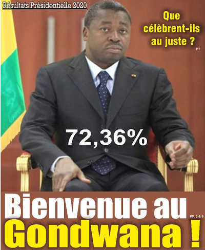 Résultats de la Présidentielle 2020 au Togo : Bienvenue au Gondwana !