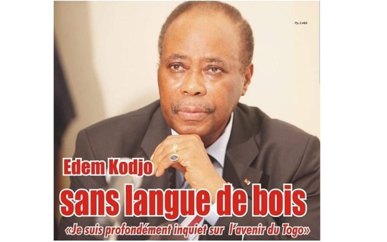 Edem Kodjo sans langue de bois : «Je suis profondément inquiet sur l’avenir du Togo»