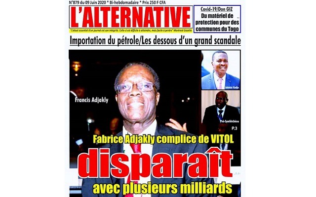Togo – Pétrole-Gate: Le fils Adjakly assigne L’Alternative en justice