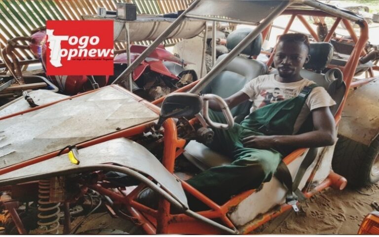 Togo – Ce jeune togolais crée un engin 4 roues