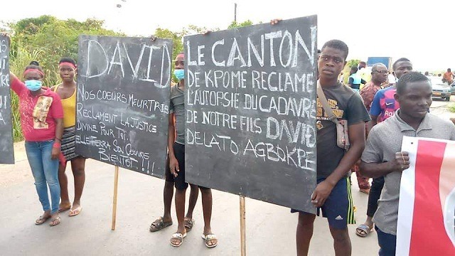 Togo – Mort de David Kokou Agbokpe : Les populations de Kpomé ne décolèrent pas