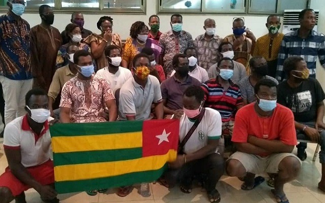 Togo – Les 15 membres de la DMK accueillis comme des « héros  de la nation »
