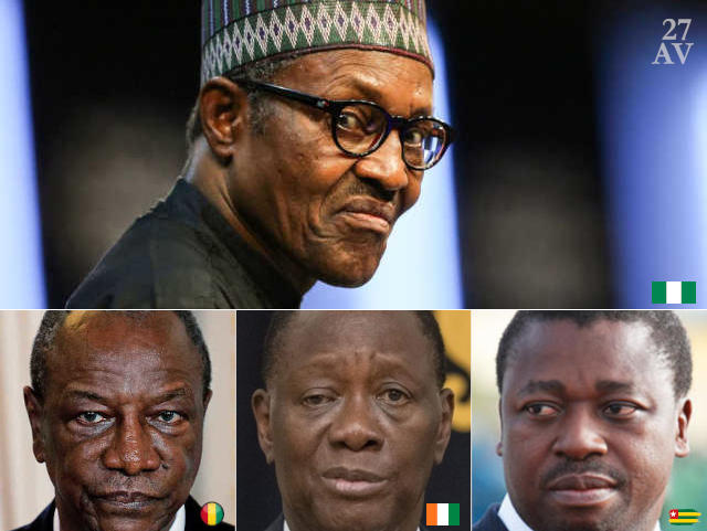 CEDEAO : Buhari assomme les dirigeants testés positifs au virus du 3è mandat !