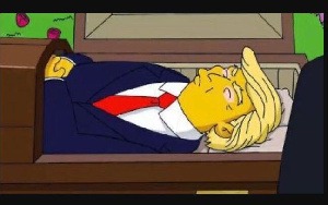 Les Simpsons et la prédiction de décès de Donald Trump des suites de Covid-19