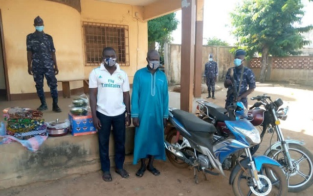 Togo – Cambriolage : La police arrête un malfrat et son complice à Dapaong