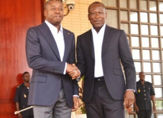 Faure Gnassingbe et Patrice Talon
