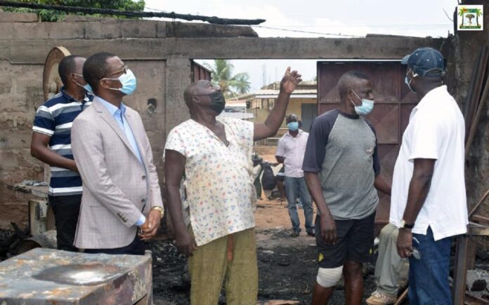 Togo-Aflao Batomé : Un atelier d’ameublement ravagé par un incendie