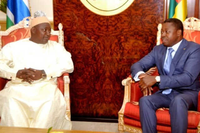 Gambie, Velléité d’un nouveau mandat : Faure Gnassingbé à la rescousse d’Adama Barrow…